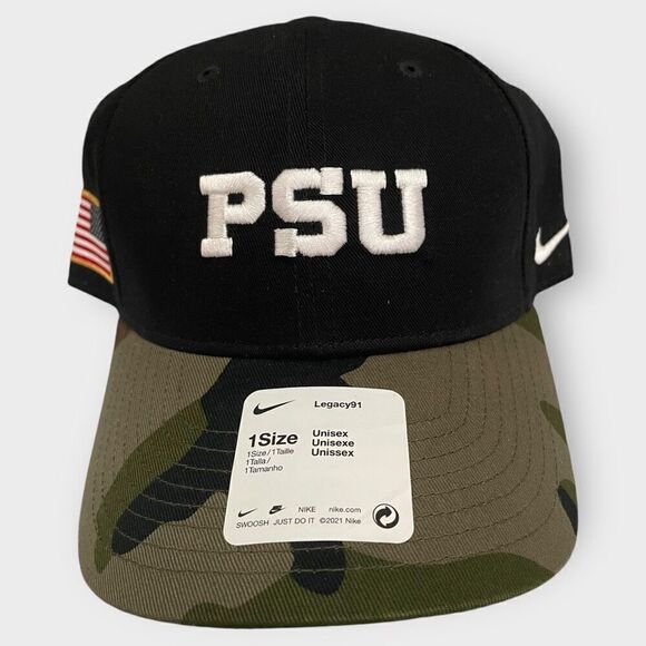 Nike Legacy91 Penn State Nittany Lions Veterans Day Hat size OSFM DM9428-222 New - Picture 1 of 8